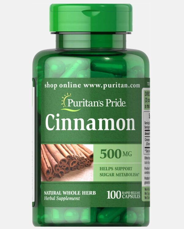 Viên uống chiết xuất quế giảm lượng đường trong máu - Cinnamon 500mg Puritan’s Pride