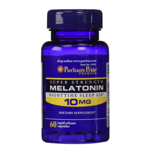 Viên Uống Hỗ Trợ Trị Mất Ngủ Puritan's Pride Melatonin 10mg 60 Viên