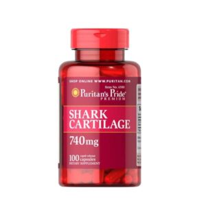 Sụn Vi Cá Mập Shark Cartilage Puritan's Pride 740mg - Hỗ Trợ Xương Khớp