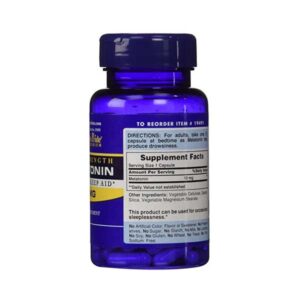 Viên Uống Hỗ Trợ Trị Mất Ngủ Puritan's Pride Melatonin 10mg 60 Viên