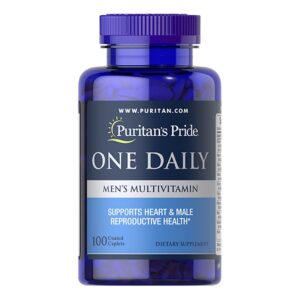 Vitamin & khoáng chất, tăng cường sức khoẻ cho nam Puritan's Pride One Daily Men's Mutivitamin 100 viên