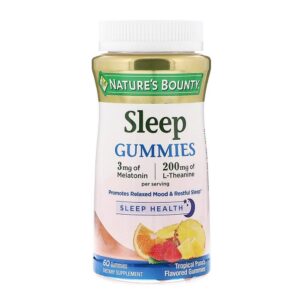 Kẹo dẻo giúp ngủ ngon Nature’s Bounty Sleep Health Gummies 60 viên