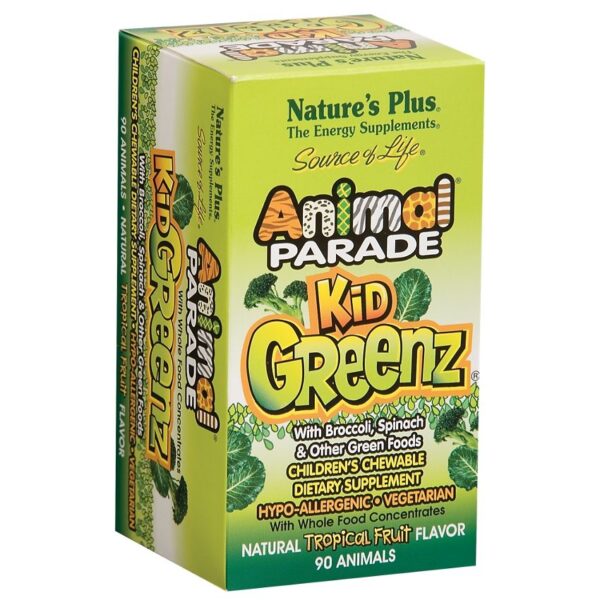 Kẹo bổ sung rau củ quả cho bé Animal Parade Kidgreenz Chewable