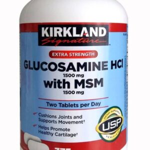 Glucosamine HCL 1500mg Kirkland With MSM 1500mg Hộp 375 Viên