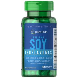 Mầm Đậu Nành Estrogen Non-GMO Soy Isoflavones Puritan's Pride 60 Viên