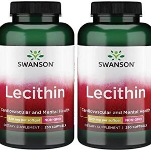 Mầm đậu Nành hỗ trợ nội tiết tố Swanson Supreme Lecithin 300 Viên