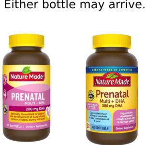 Vitamin Tổng Hợp Cho Bà Bầu Nature Made Prenatal Multi +DHA 150 Viên