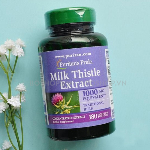 Mua Viên Uống Bổ Gan Puritan's Pride Milk Thistle Extract 180 Viên giá  320,000 trên Boshop.vn