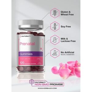 KẸO DẺO VITAMIN TỔNG HỢP CHO BÀ BẦU - GUMMIES PRENATAL HORBAACH - 120 VIÊN