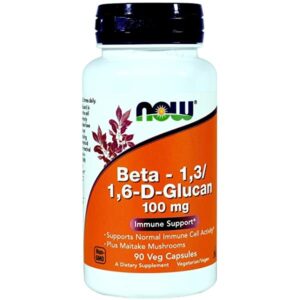 Viên uống tăng cường khả năng miễn dịch NOW Beta 1,3/ 1,6- D -Glucan 100 mg 90 viên