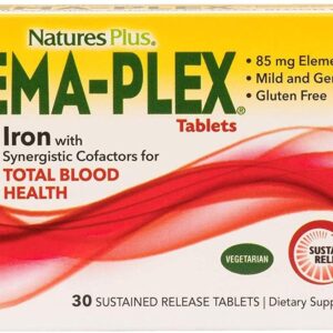 Viên uống bổ máu Hema - Plex  Natures Plus dạng viên nén