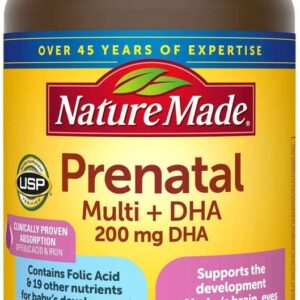 Vitamin Tổng Hợp Cho Bà Bầu Nature Made Prenatal Multi +DHA 150 Viên