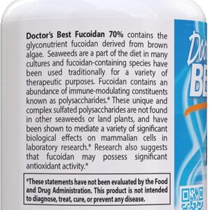 VIÊN UỐNG HỖ TRỢ ĐIỀU TRỊ UNG THƯ DOCTOR'S BEST FUCOIDAN 70%