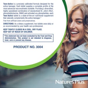 Viên uống tăng cường não bộ cho thanh thiếu niên Teen Active Nature's Plus