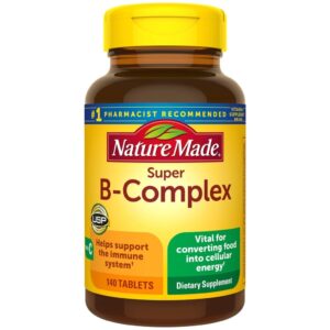 Viên uống bổ sung vitamin B Nature Made Super B-Complex của Mỹ