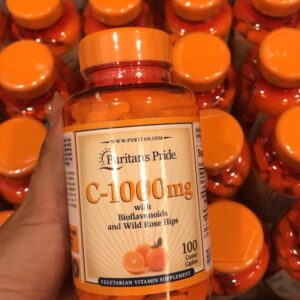 Viên uống đẹp da Vitamin C 1000mg  Puritan's Pride ( Viên nén)