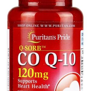 Viên Uống Hỗ Trợ Tim Mạch Coq10, 120mg  Puritan's Pride 60 Viên