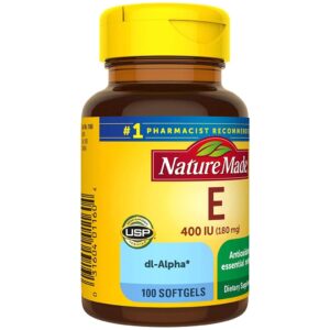 Vitamin E 400 IU Nature Made Chính Hãng Của Mỹ