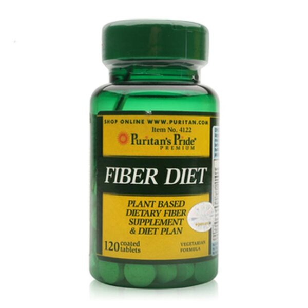 Puritan's Pride Fiber Diet 120 Viên – Giúp bạn có vóc dáng lý tưởng