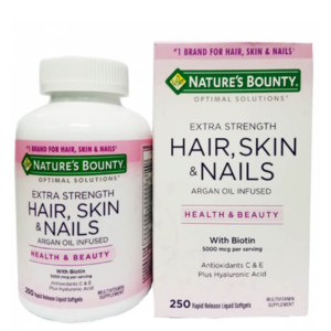 Viên Uống Đẹp Da, Tóc, Móng Hair Skin Nail Nature's Bounty Của Mỹ