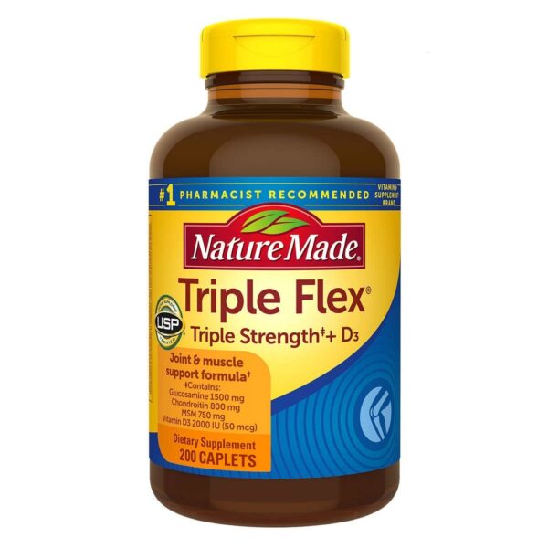 Triple Flex Nature Made Hỗ Trợ Sức Khỏe Xương Khớp Hộp 200 viên