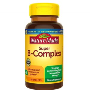 Viên uống bổ sung vitamin B Nature Made Super B-Complex của Mỹ