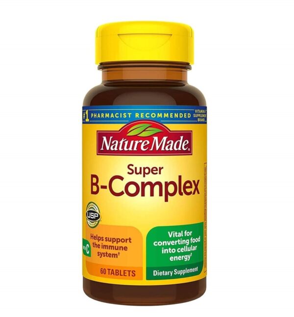 Viên uống bổ sung vitamin B Nature Made Super B-Complex của Mỹ