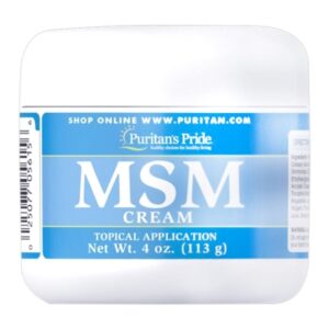 Kem xoa bóp giúp hỗ trợ điều trị đau nhức xương khớp MSM Glucosamine Cream Puritan’s Pride