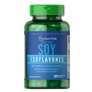 Mầm Đậu Nành Estrogen Non-GMO Soy Isoflavones Puritan's Pride 120 Viên