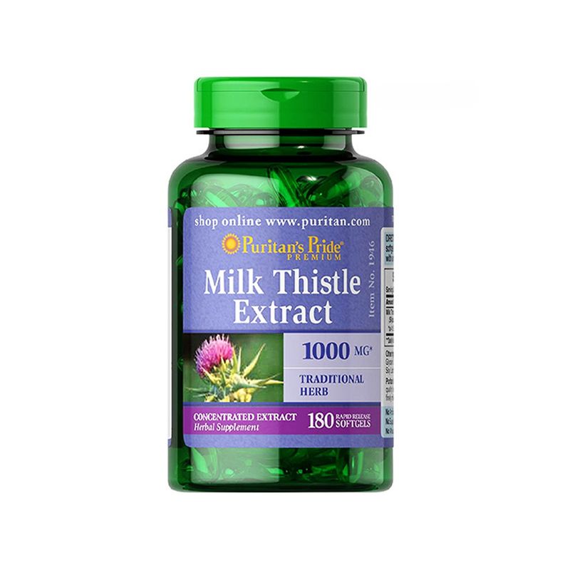 Milk Thistle Extract 1000mg Hộp 180 Viên – Viên Uống Bổ Gan - Chính Hãng -  Giá Tốt Chỉ 849.000 ₫ - Còn Hàng % Current_month_custom% / 2023