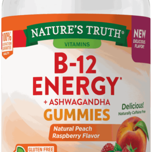 KẸO DẺO THUẦN CHAY CUNG CẤP VITAMIN B12 GUMMIES B12 ENERGY NATURE'S TRUTH 48 VIÊN