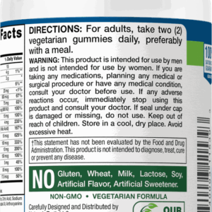 KẸO DẺO CUNG CẤP VITAMIN TỔNG HỢP DÀNH CHO NAM - NATURE'S TRUTH MULTIVITAMIN + B12, D3, ZINC GUMMIES (HƯƠNG VIỆT QUẤT) - 70 VIÊN