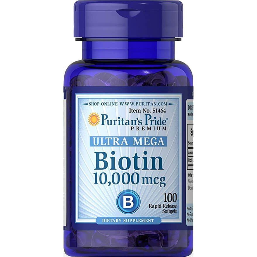 Viên Uống Hỗ Trợ Da Móng Puritan's Pride Biotin | IKute