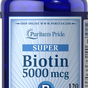 VIÊN UỐNG PURITAN'S PRIDE - SUPER BIOTIN 5000MCG 120 VIÊN