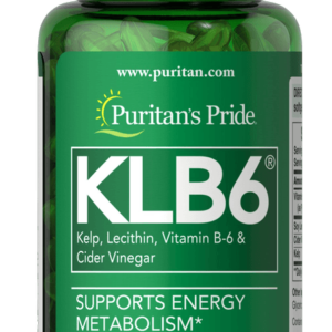 VIÊN UỐNG KLB6 KELP, LECITHIN, VITAMIN B-6 & CIDER VINEGAR PURITAN'S PRIDE 100 VIÊN