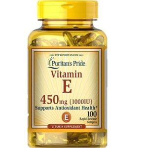 Vitamin E 450mg Puritan's Pride Hộp 50 Viên Chính Hãng Của Mỹ