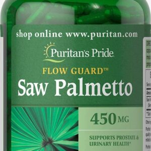   Viên hỗ trợ điều trị tuyền liệt tuyến và đường tiết niệu Puritan's saw palmetto 450mg