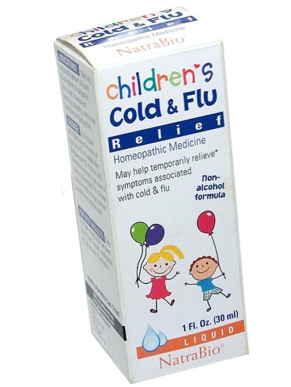 Siro trị cảm cúm trẻ em Natrabio Children Cold & Flu Relief 30ml