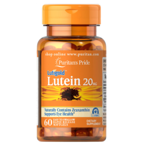 Viên Uống Hỗ Trợ Mắt Lutein 20mg Puritan's Pride 60 Viên Của Mỹ