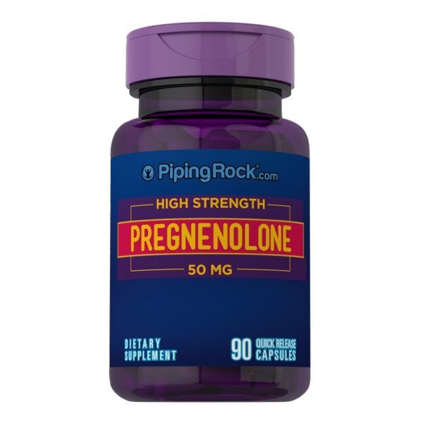 Viên uống hỗ trợ nội tiết Piping Rock Pregnenolone 50mg Mỹ 90 viên