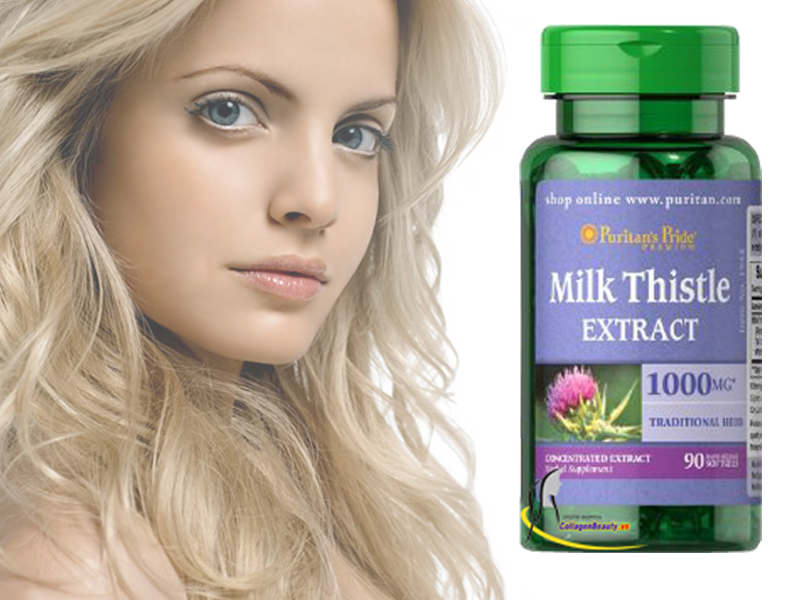 Viên uống bổ gan Milk Thistle 4:1 Extract 1000 mg (Silymarin) Puritan' –  Nhà Của Mẹ