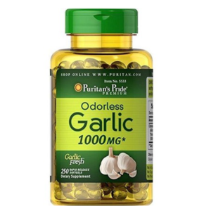 Tinh Dầu Tỏi Puritan’s Pride Odorless Garlic 1000mg Chính Hãng