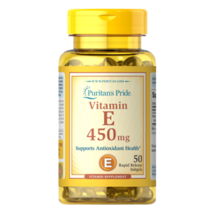 Vitamin E 450mg Puritan's Pride Hộp 50 Viên Chính Hãng Của Mỹ