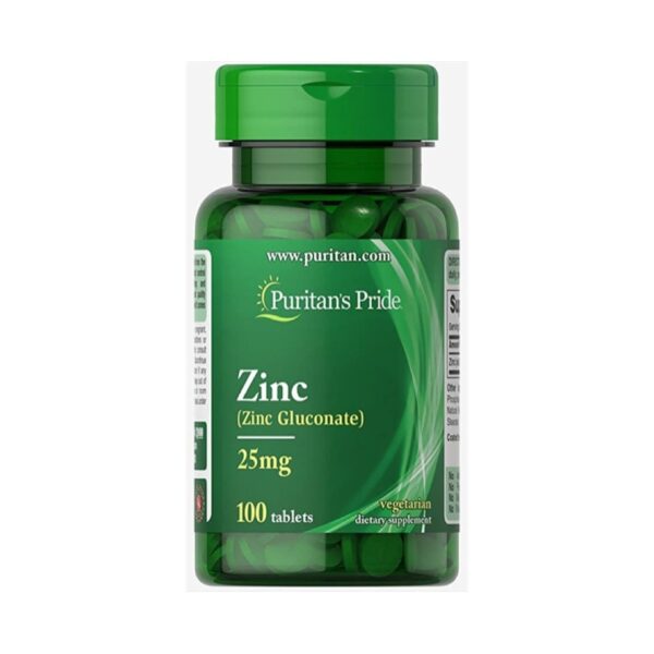 Viên Bổ Sung Kẽm Puritan's Pride Zinc Chelated 50mg