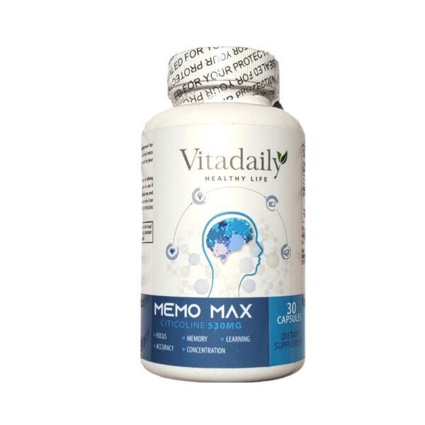 Viên Uống Bổ Não MeMo Max Citicoline 500mg 30 viên Của Mỹ